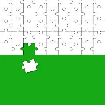 Complete the puzzle Stock Illustration