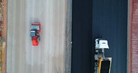 Complete Road Construction Process Stock Footage 306022540