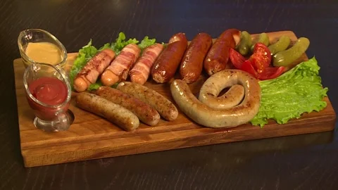 Complete Sausage mixes 1 Stock Footage 308863863