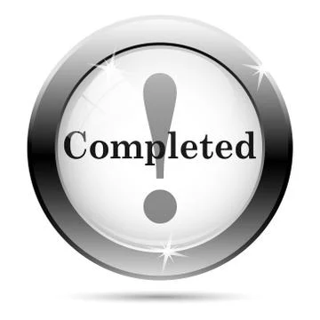 Completed icon Stock Illustration