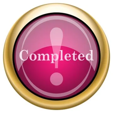 Completed icon Stock Illustration