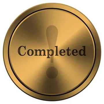 Completed icon Stock Illustration