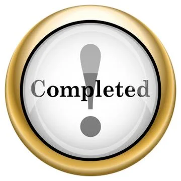 Completed icon Stock Illustration