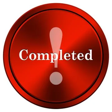 Completed icon Stock Illustration