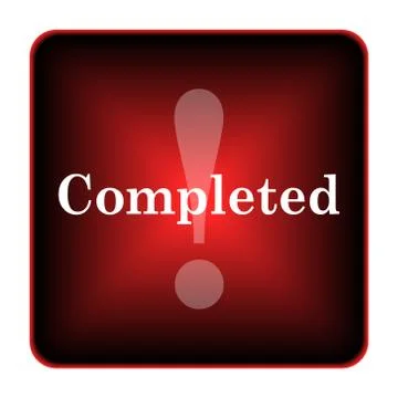 Completed icon Stock Illustration