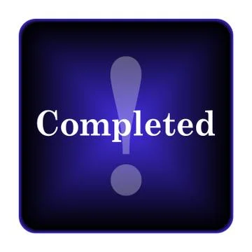 Completed icon Stock Illustration