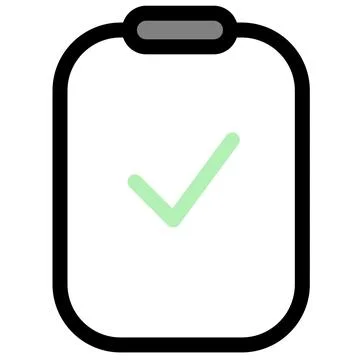 Completed Task Checklist Icon- Reporting and Presentation Success 스톡 일러스트