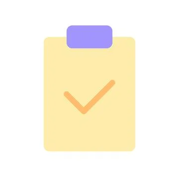 Completed task pixel perfect flat gradient color ui icon Illustrazione stock