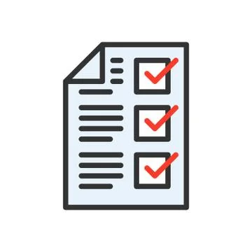 Completed Tasks Icon Stock Illustration