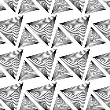 Completely seamless, abstract cube pattern. Colorful design, geometric 3d vector Illustrazione stock