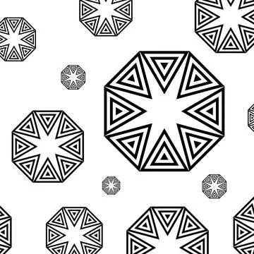 Completely seamless, abstract cube pattern. Colorful design, geometric 3d vector Illustrazione stock