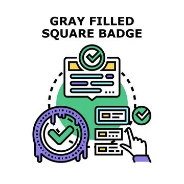 Completing tasks, managing projects, and verifying process success Stock Illustration