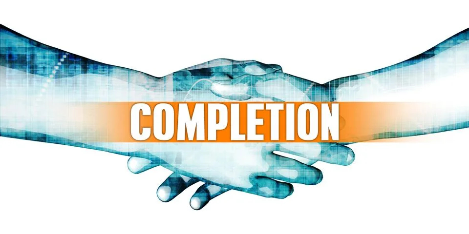 Completion Stock Illustration