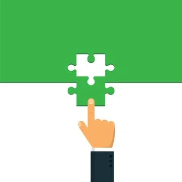 Completion mission concept. Vector illustration. Stock Illustration