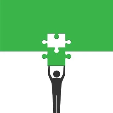 Completion mission concept. Vector illustration. Illustrazione stock