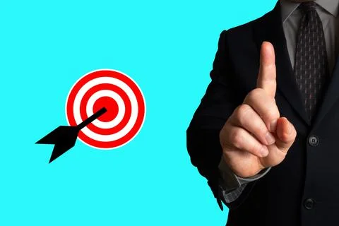 Completion or achievement or reaching of a goal, objective or target. イラスト素材