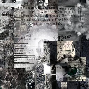 Complex abstract art Stock Illustration