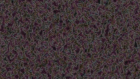 Complex Abstract Circuit Board Style Background Stock Footage 331489375