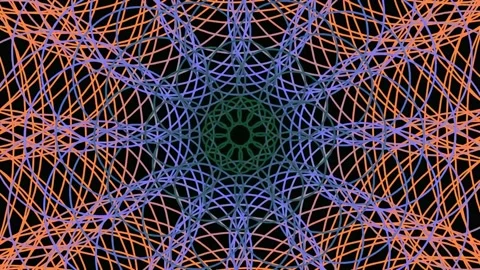 Complex abstract geometric pattern visualizing global data networks and tec.. Stock Footage 341056095