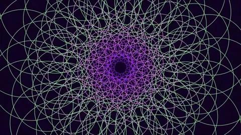 Complex abstract glowing geometric network structure for digital tech backg.. Stock Footage 340379503