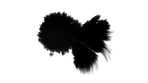 Complex Abstract Ink Drop Video stock 85083847