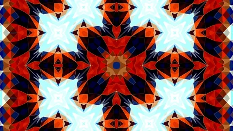 Complex Abstract Pattern Elegant Color Abstract Geometric Pattern Loop Stock Footage 167562228