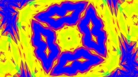 Complex Abstract Pattern Elegant Color Abstract Geometric Pattern Loop Stock Footage 167564152