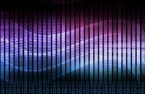 Complex algorithm Stock Illustration