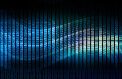 Complex algorithm Stock Illustration