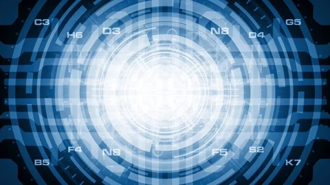 Complex and advanced digital world 動画素材 94687521