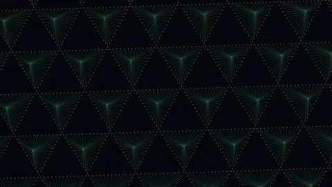 Complex and mysterious triangle grid a captivating seamless pattern design Stock Footage 301001476