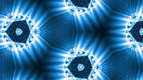 Complex blue composition of particles that form cells. 3d looped smoothed Stock Footage 111343049
