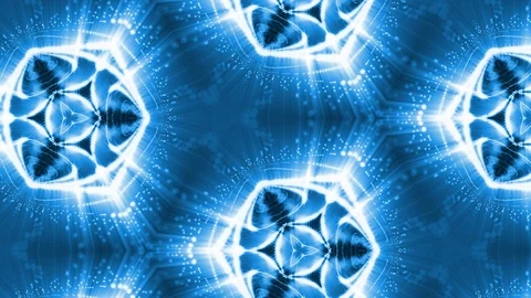 Complex blue composition of particles that form cells. 3d looped smoothed Stock Footage 111343542