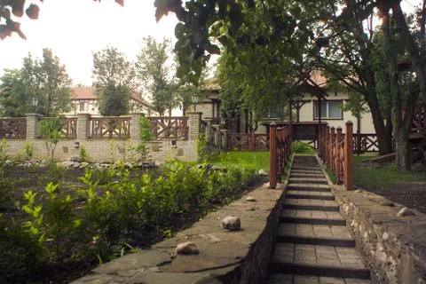 Complex of buildings 스톡 사진