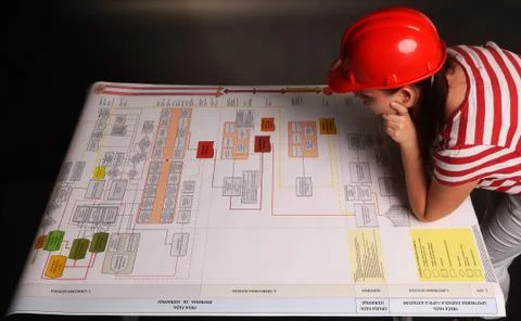 Complex business plan Stock Photos