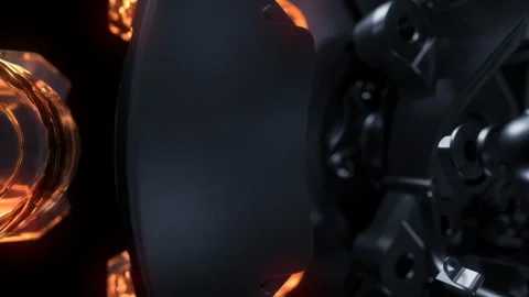 Complex car mechanism in action. Stock-Footage 327919570