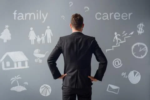 Complex challenges of a businessman Stock Photos