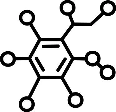Complex chemical molecular lattice structure network Stock Illustration