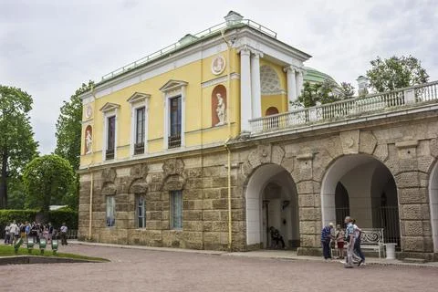 Complex "Cold Bath". Tsarskoye Selo. Catherine Palace. City of Pushkin. Russi Stock Photos