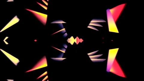 Complex Of Colored Shapes Vj Loops Stock Footage 120784527