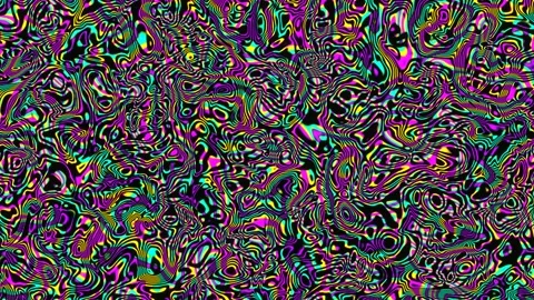 Complex Colorful Zebra Illusion Waves Video stock 240325653