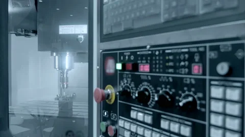 Complex of Coordinate Measuring Machines (CMM) and milling machine Stock Footage 167572509