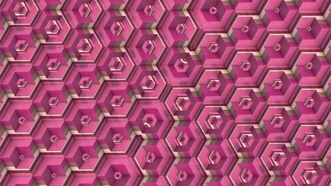 Complex cubic lattice with clear symmetry. 3d rendering digital illustration Stock Illustration