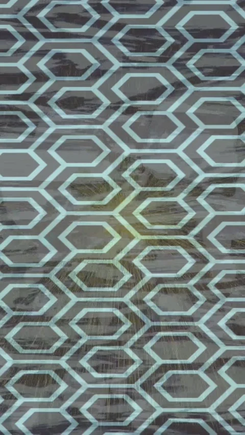 Complex Digital Flowing Shapes Overlay Effect Stock Footage 328676038