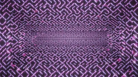 Complex Digital Labyrinth Cybersecurity Data Architecture Background Stock Footage 342481338