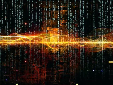 Complex Digital Network 스톡 일러스트