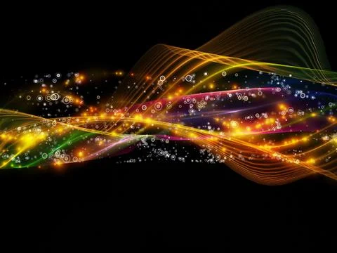 Complex Dynamic Network Illustrazione stock