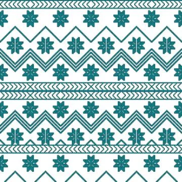 Complex for embroidery geometric patterns Stock Illustration