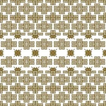 Complex for embroidery geometric patterns Stock Illustration