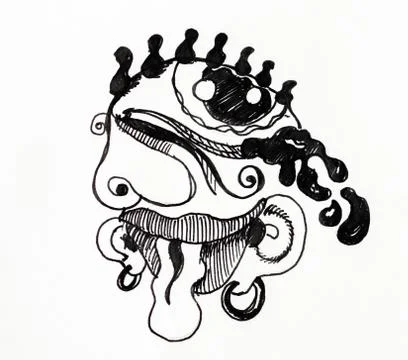 Complex emotion face 스톡 일러스트